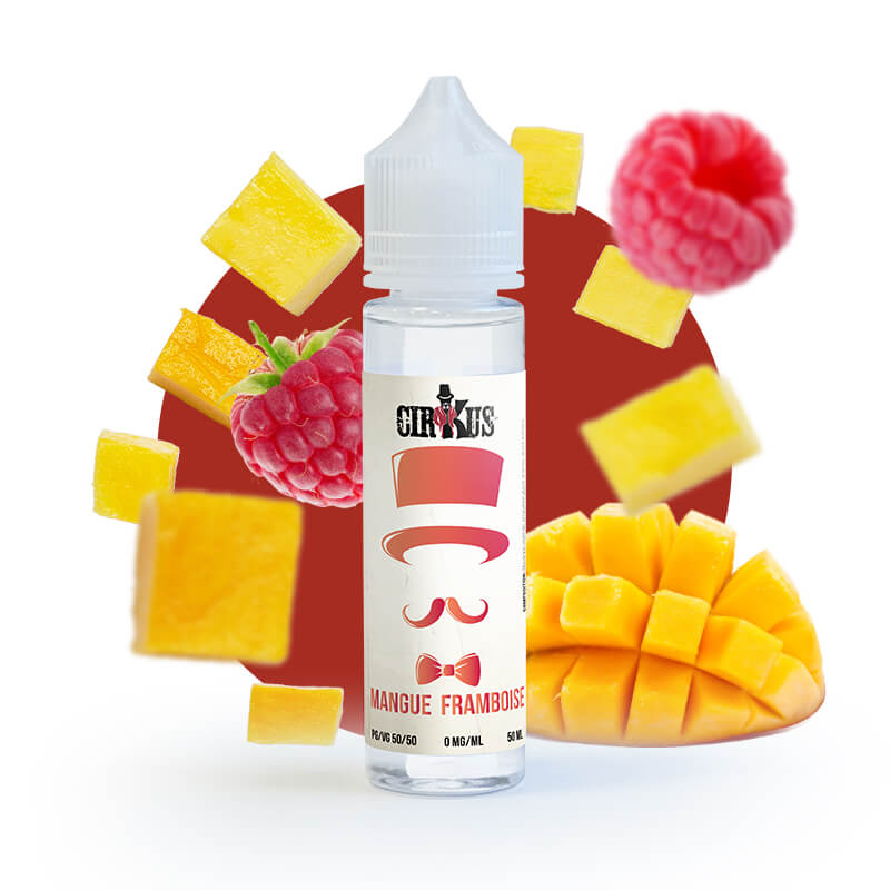 e-liquide mangue framboise cirkus