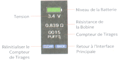 Menu d'information Z80 Nex