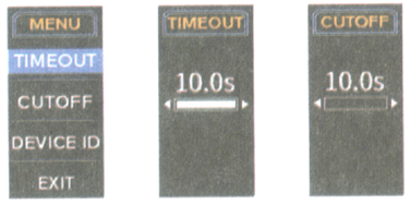 menu secondaire z80 nex